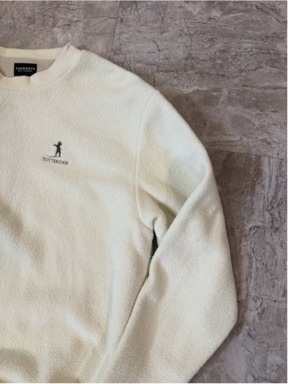 Ashworth Golf Crewneck Totteridge Golf Course PA Sherpa Crewneck Sweatshirt XL